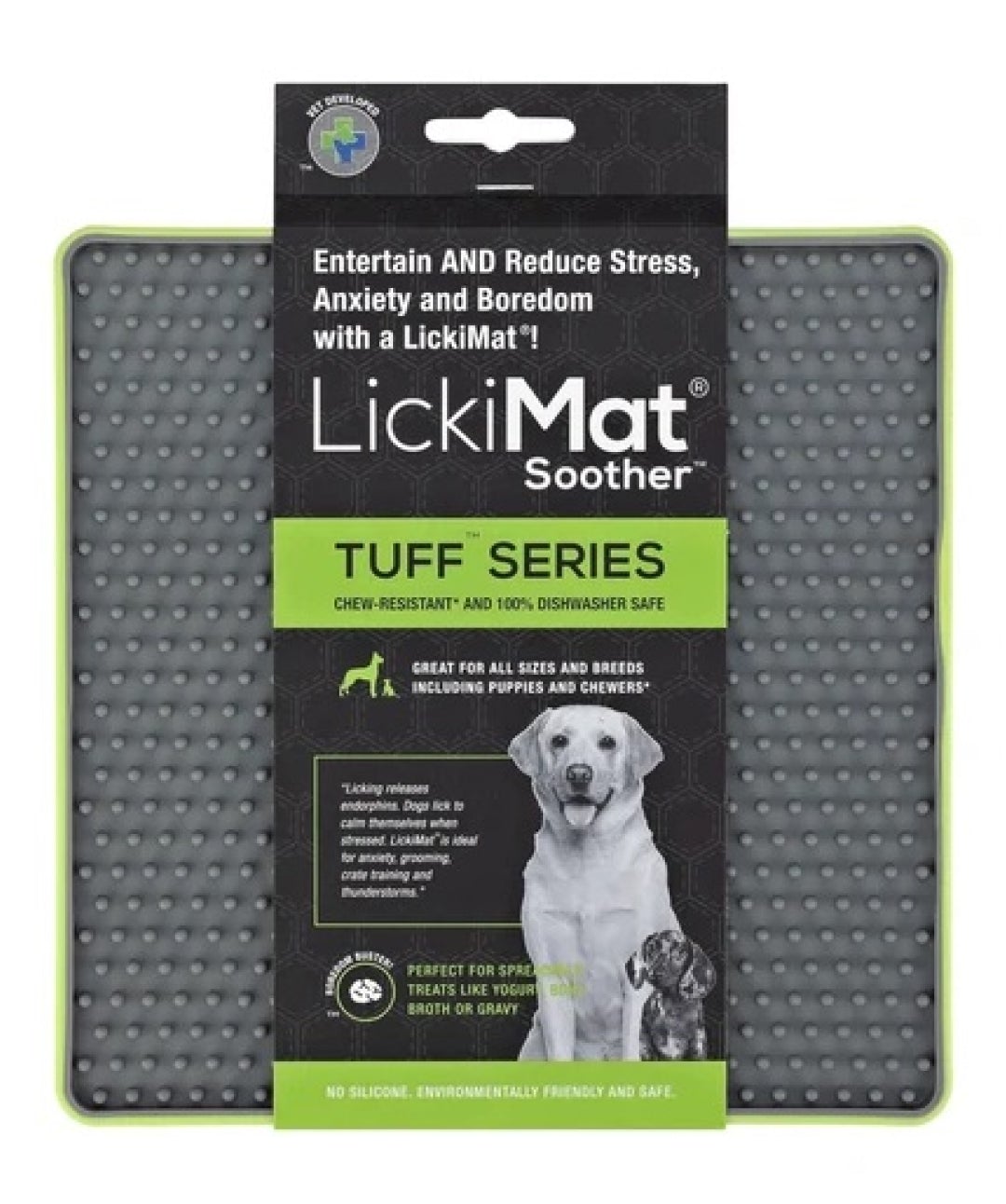 LickiMat Tuff Soother Green