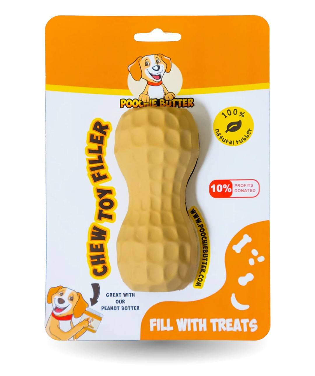  Peanut Butter Dog Toy, Dog Peanut Butter Toy Filler, Dog  Chew Toy