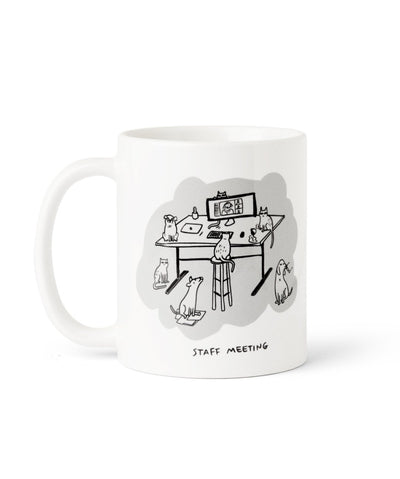 ‘Staff Meeting’ Mug Mug Rover Store 