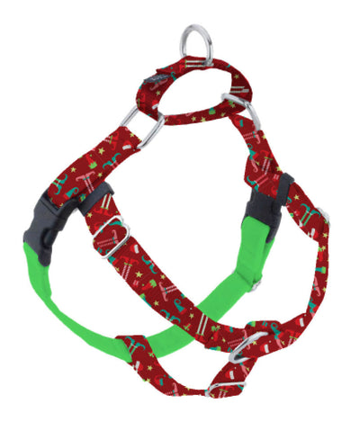 2 Hounds Elf Shoes Freedom No-Pull Dog Harness Harness 2 Hounds Design XS Elf Shoes With Training Leash