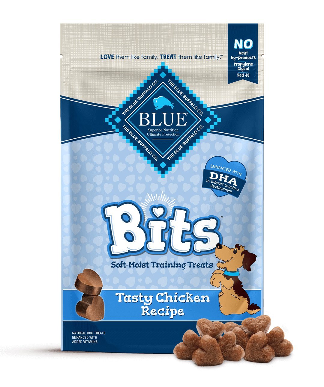 BLUE Bits™ Tasty Chicken Recipe Training Treats Dog Treats Rover Single 