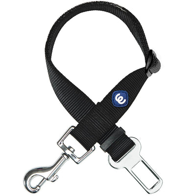 Blueberry Pet Adjustable Dog Seat Belt Tether Leash Blueberry Pet Black 