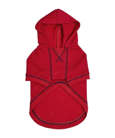Blueberry Pet Better Basic Classic Dog Hoodie Blueberry Pet 10" Red 