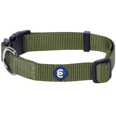 Blueberry Pet Classic Dog Collar Collar Blueberry Pet Olive Green XS 