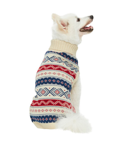 Blueberry Pet Festive Turtleneck Dog Sweater Dog Apparel Blueberry Pet 