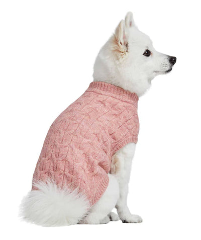 Blueberry Pet Fuzzy Textured Knit Dog Sweater Sweater Blueberry Pet 