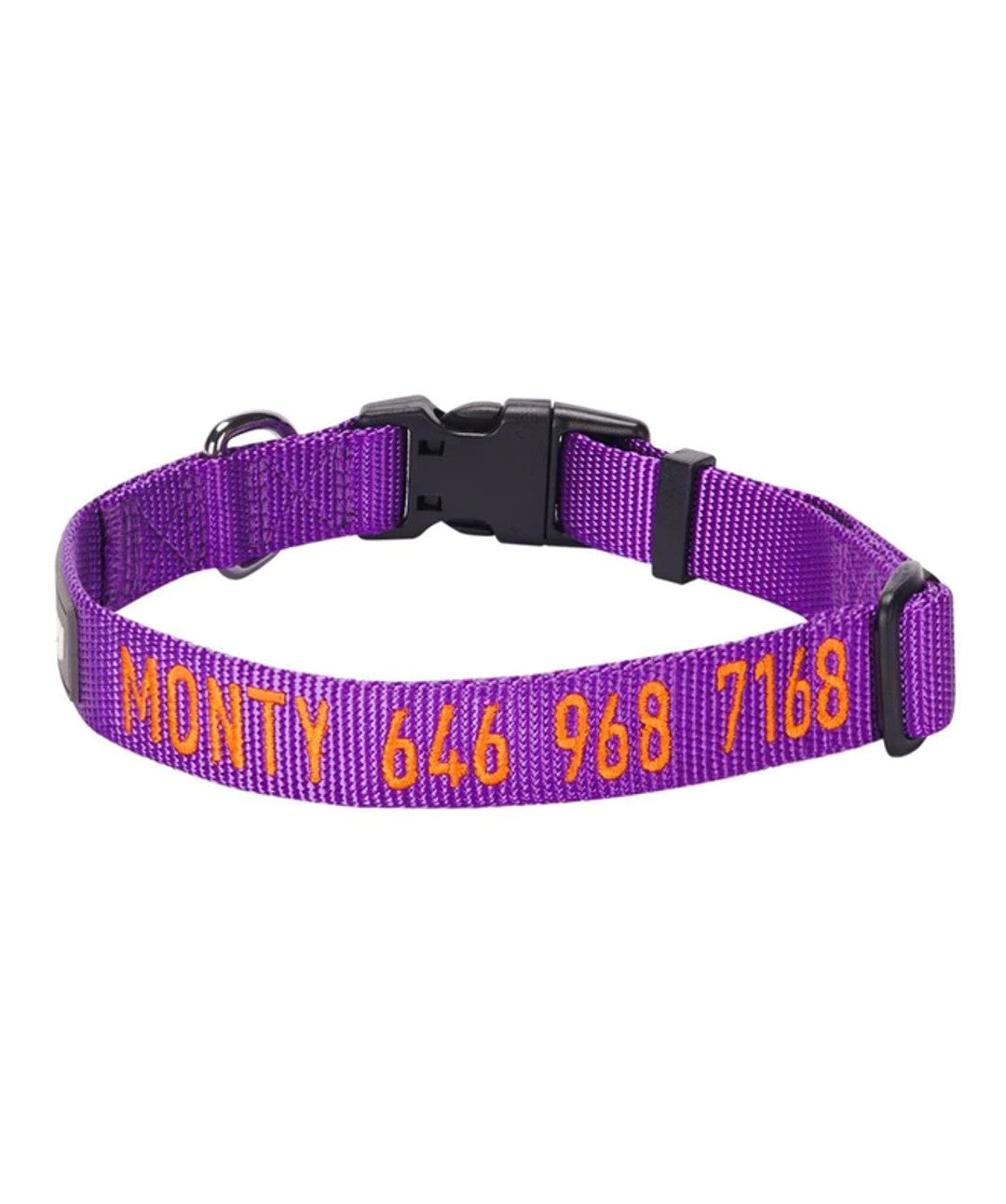 Blueberry Pet Personalized Classic Dog Collar Collar Blueberry Pet Purple S 