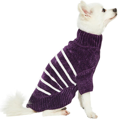 Blueberry Pet Soft & Cozy Striped Dog Sweater Dog Apparel Blueberry Pet 