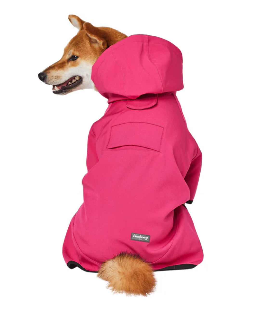 Blueberry Pet Softshell Waterproof Hooded Dog Raincoat Raincoat Blueberry Pet 
