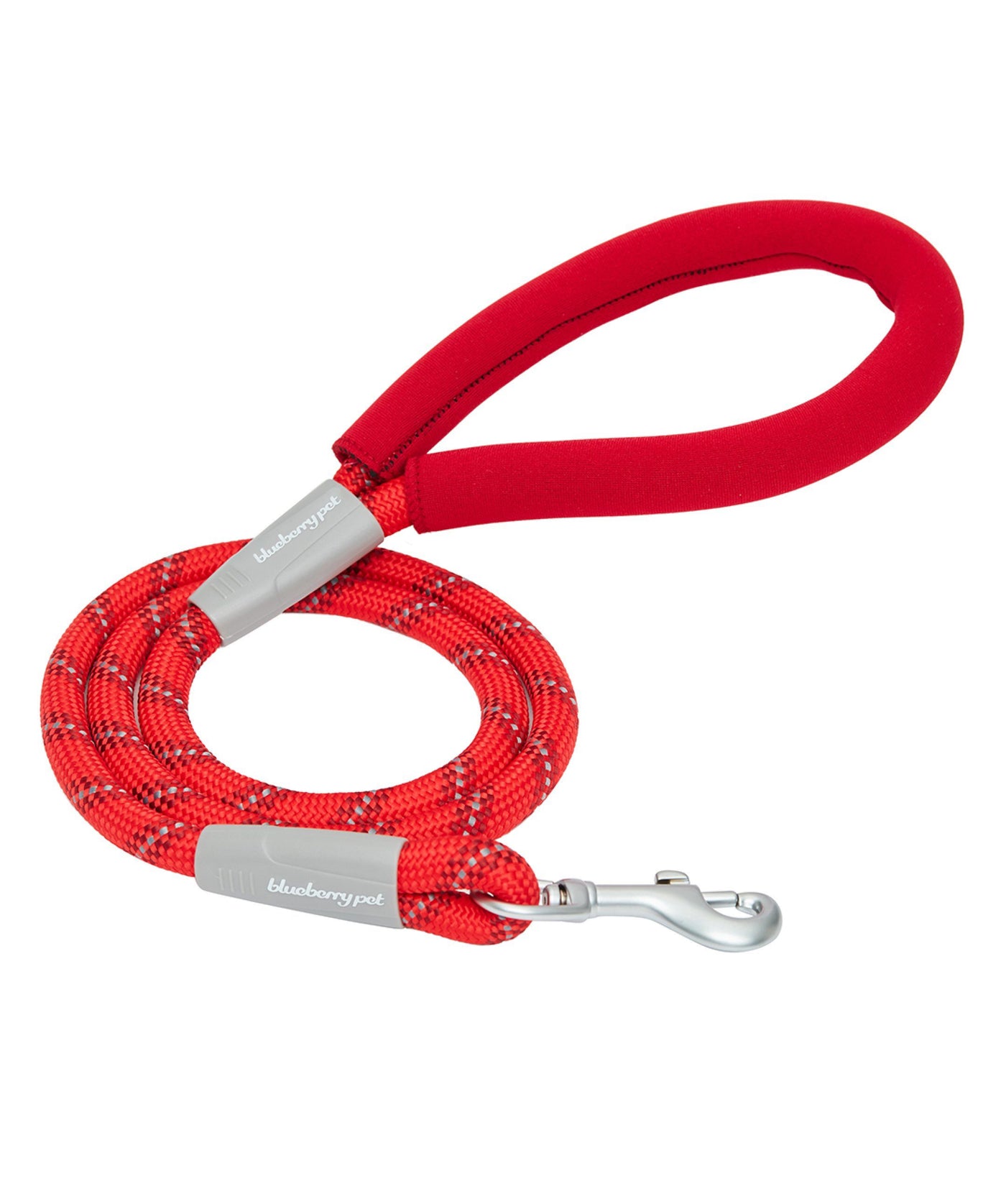 Blueberry Pet Striped Rope Dog Leash Leash Blueberry Pet Red 