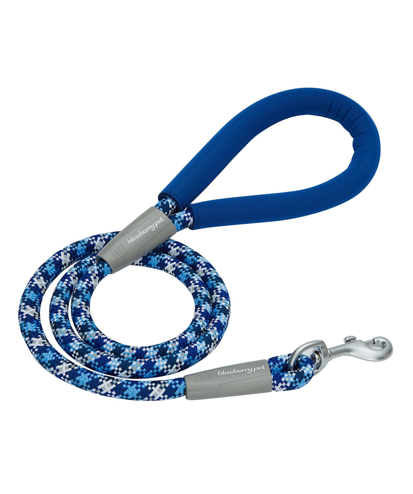 Blueberry Pet Striped Rope Dog Leash Leash Blueberry Pet Royal Blue 