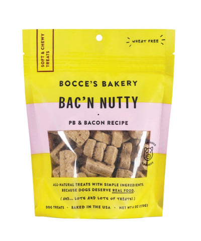 Bocce’s Bac N’ Nutty Soft & Chewy Dog Treats Dog Treats Rover 