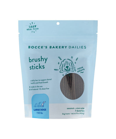 Bocce’s Brushy Sticks Dental Bars Dog Treats Dog Treats Rover Large 