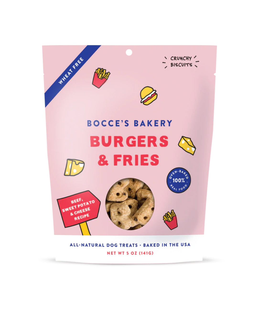Bocce’s Burgers & Fries Dog Biscuits Dog Treats Rover 