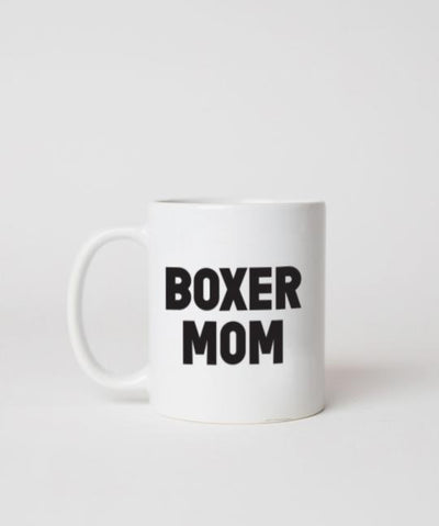 Bold ‘Dog Mom’ Mug Mug Rover Store Boxer 