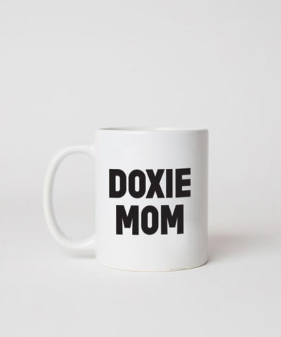 Bold ‘Dog Mom’ Mug Mug Rover Store Dachshund 