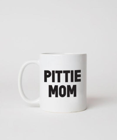 Bold ‘Dog Mom’ Mug Mug Rover Store Pitbull 