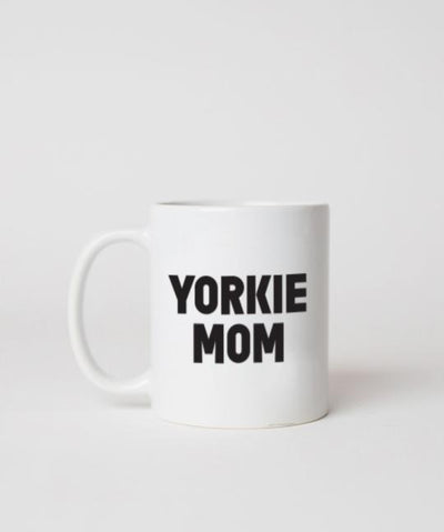 Bold ‘Dog Mom’ Mug Mug Rover Store Yorkie 