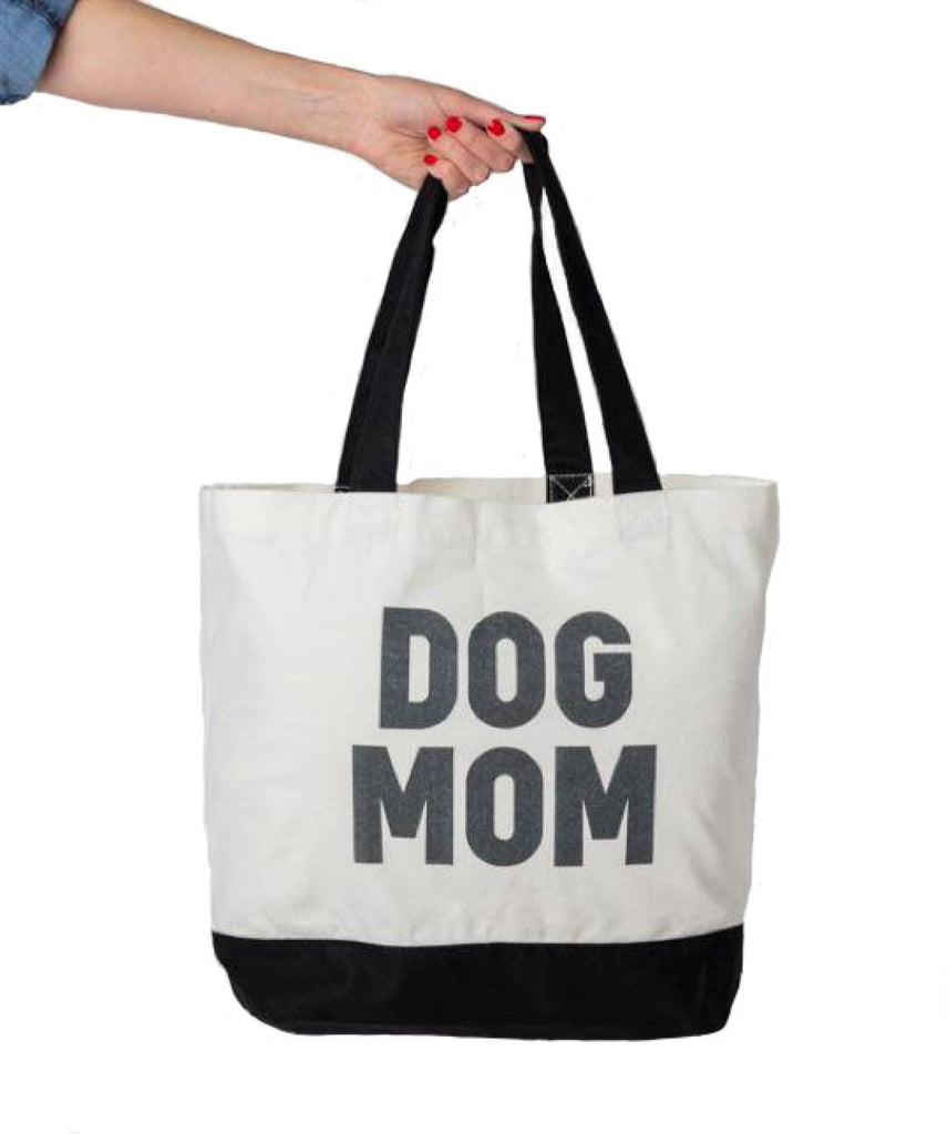 Bold 'Dog Mom’ Tote Bag