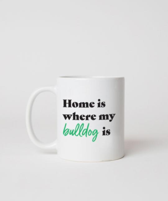 Bulldog ‘Home Is Where’ Mug Mug Rover Store 