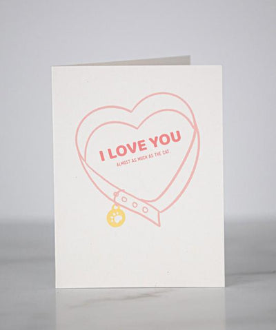 Cat ‘I Love You Almost as Much’ Greeting Cards - Set of 10 Rover Store 