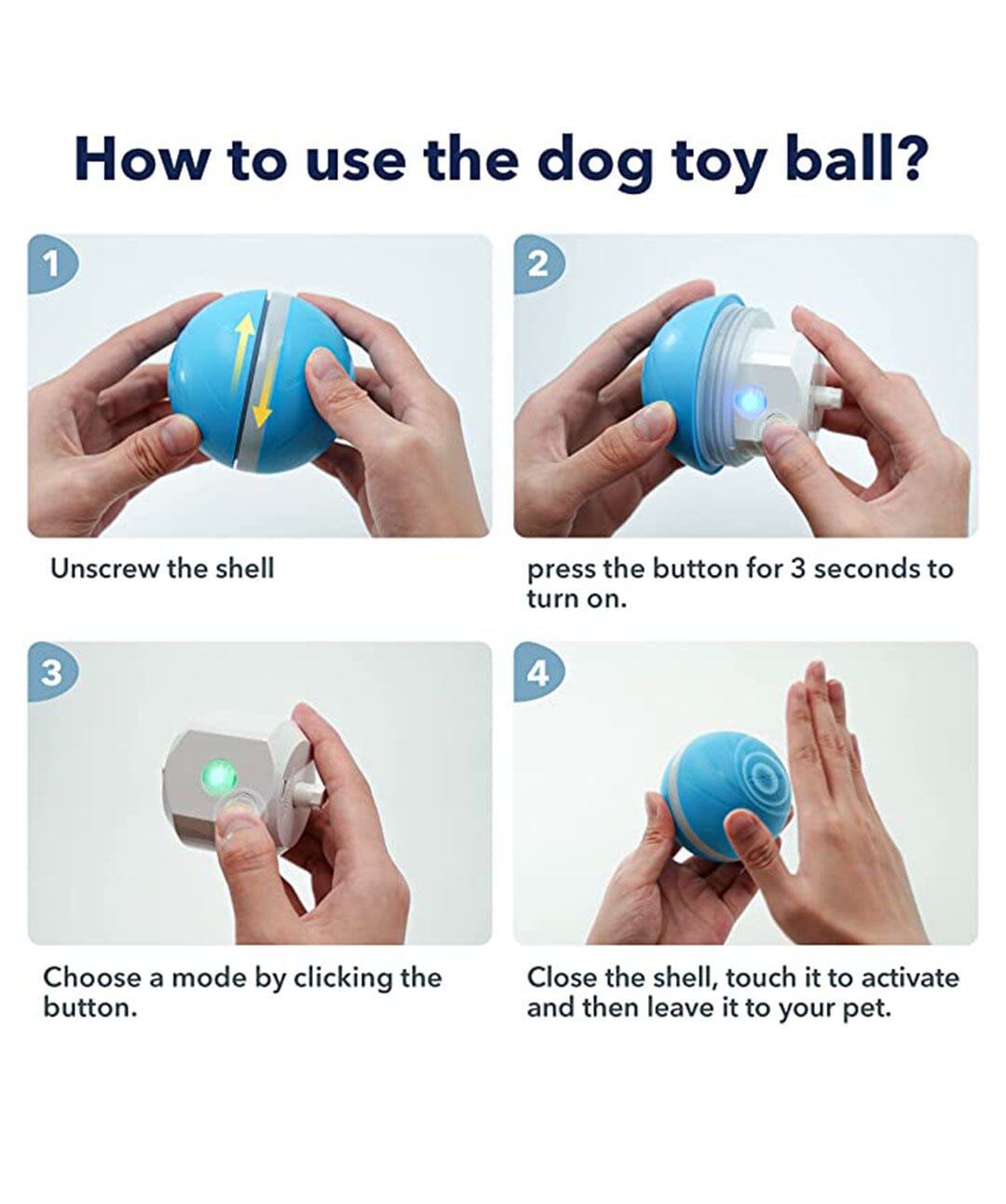 Cheerble Wicked Ball Automatic Dog Toy Fetch Toys Rover 