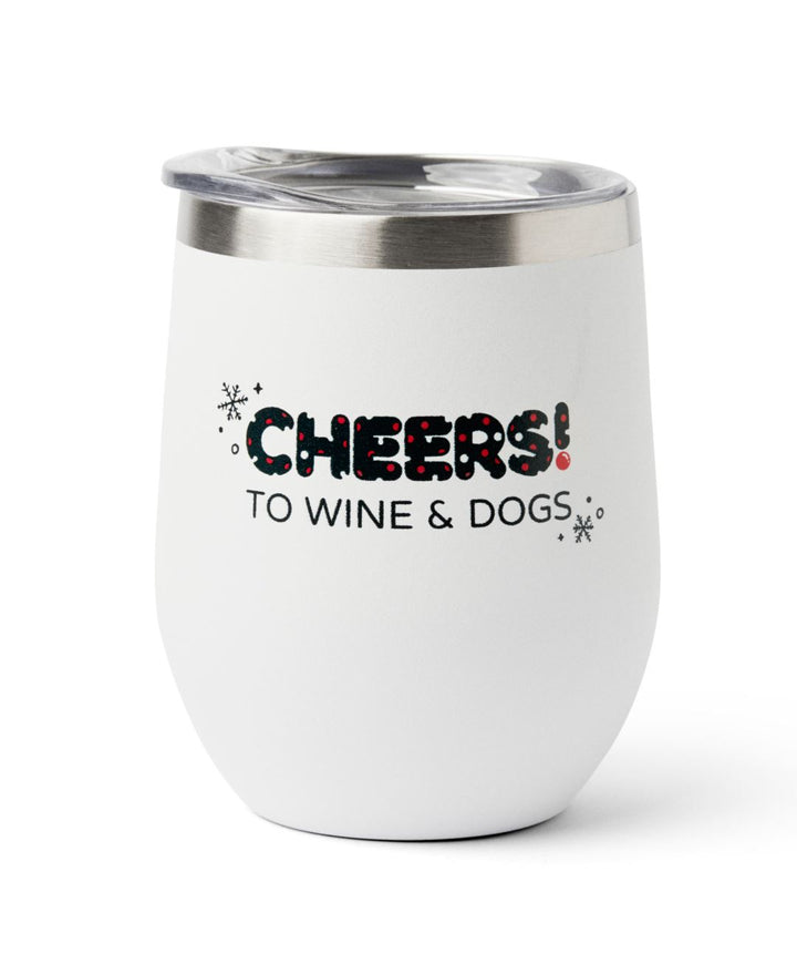 ‘Cheers to Wine & Dogs’ Insulated Tumbler Tumbler Rover 