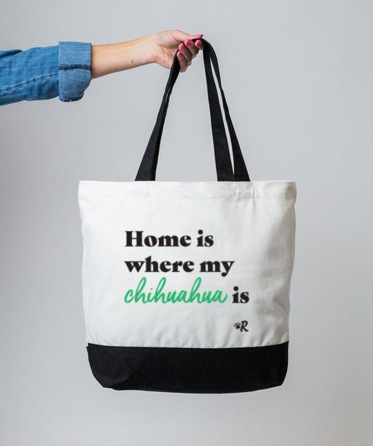 Chihuahua ‘Home Is Where’ Tote Tote Rover Store 