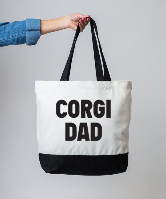 Corgi ‘Dad’ Tote Tote Rover Store 
