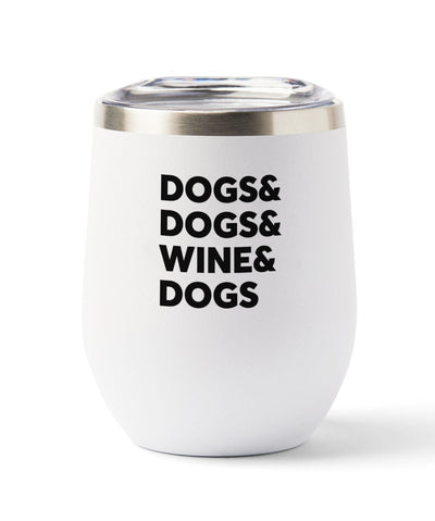 ‘Dogs & Wine’ Insulated Tumbler Tumbler Rover 