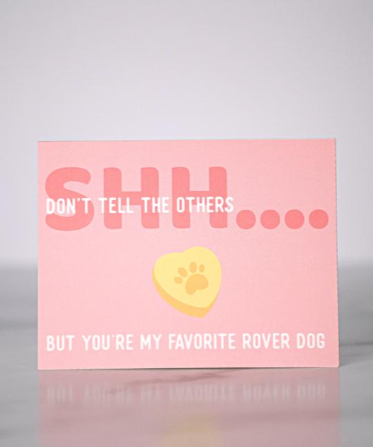 ‘Favorite Rover Dog’ Greeting Cards - Set of 10 Greeting Card Rover Store 