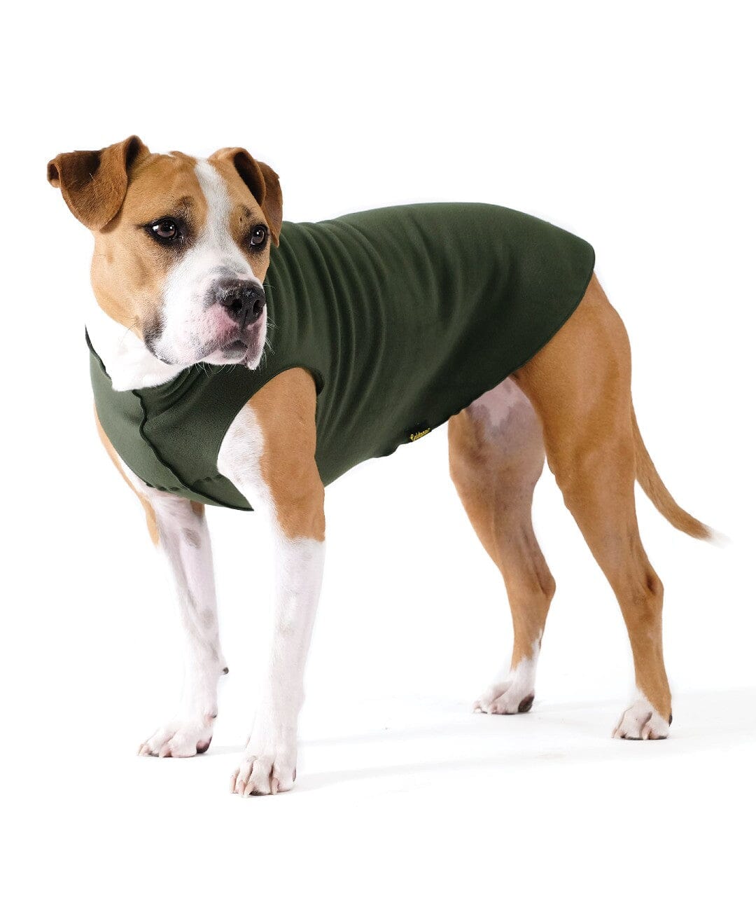 Goldpaw Stretch Fleece Dog Pullover Dog Jacket Gold Paw Hunter Green 2 