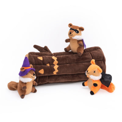 Halloween Haunted Log Burrow Puzzle Dog Toy Puzzle Toys Rover 