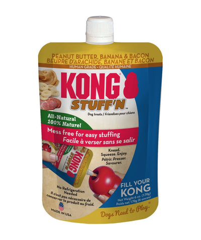 KONG® Stuff’n Peanut Butter, Banana, & Bacon Dog Treat - 6 oz. Dog Treats Rover 