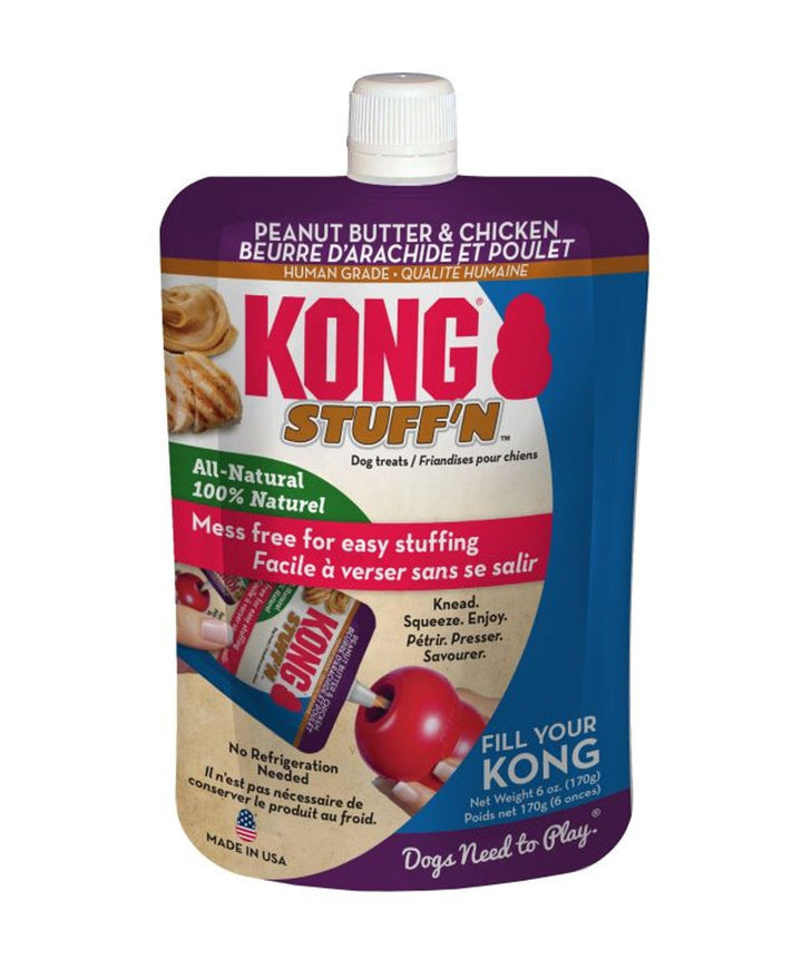 KONG® Stuff'n Peanut Butter & Chicken Dog Treat - 6 oz. – Rover Store