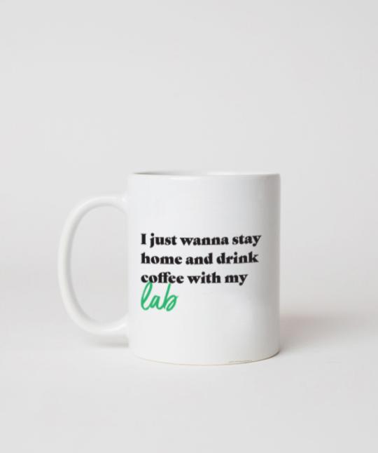 Lab ‘Stay Home’ Mug Mug Rover Store 