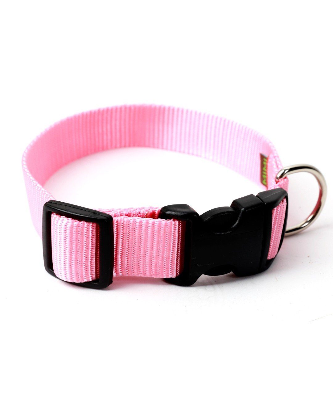 Mimi Green Classic Webbing Custom Dog Collar Rover Store Pink 