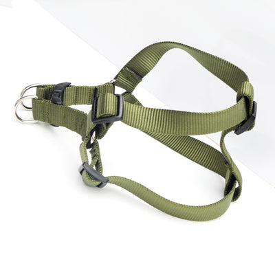 Mimi Green Classic Webbing Step-In Dog Harness Harness Mimi Green Army Green XS 