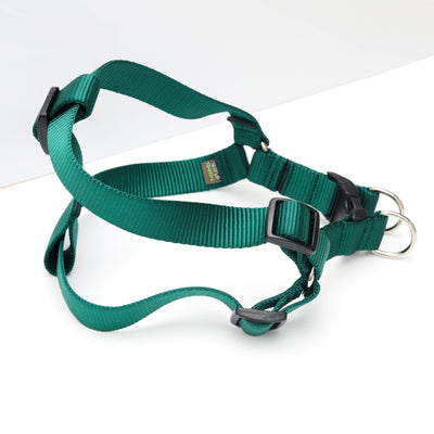 Mimi Green Classic Webbing Step-In Dog Harness Harness Mimi Green Forest Green XS 