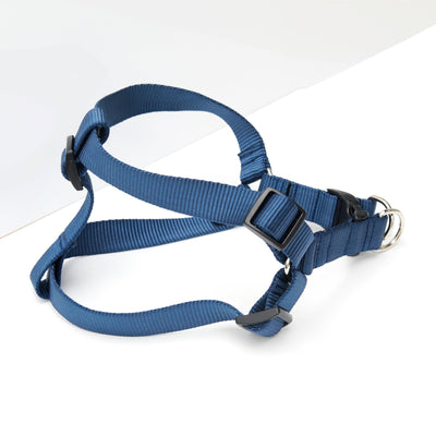 Mimi Green Classic Webbing Step-In Dog Harness Harness Mimi Green Navy XS 