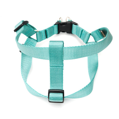 Mimi Green Classic Webbing Step-In Dog Harness Harness Mimi Green Teal XS 