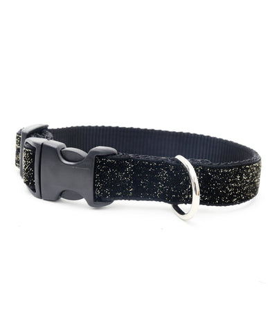 Mimi Green Starlight Glitter Velvet Custom Dog Collar Rover Store 