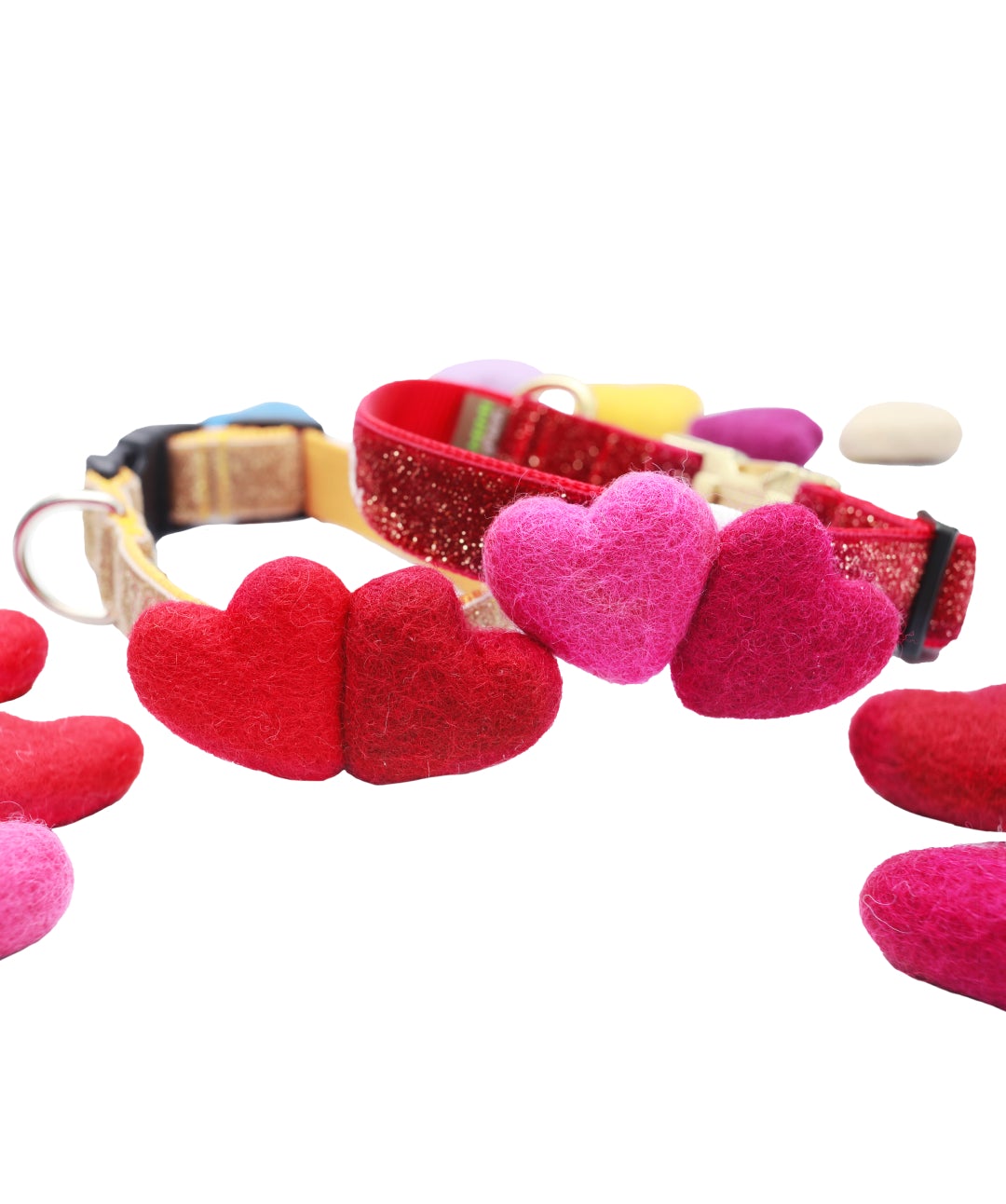 Mimi Green Valentine Dog Collar Heart Accessory Mimi Green 