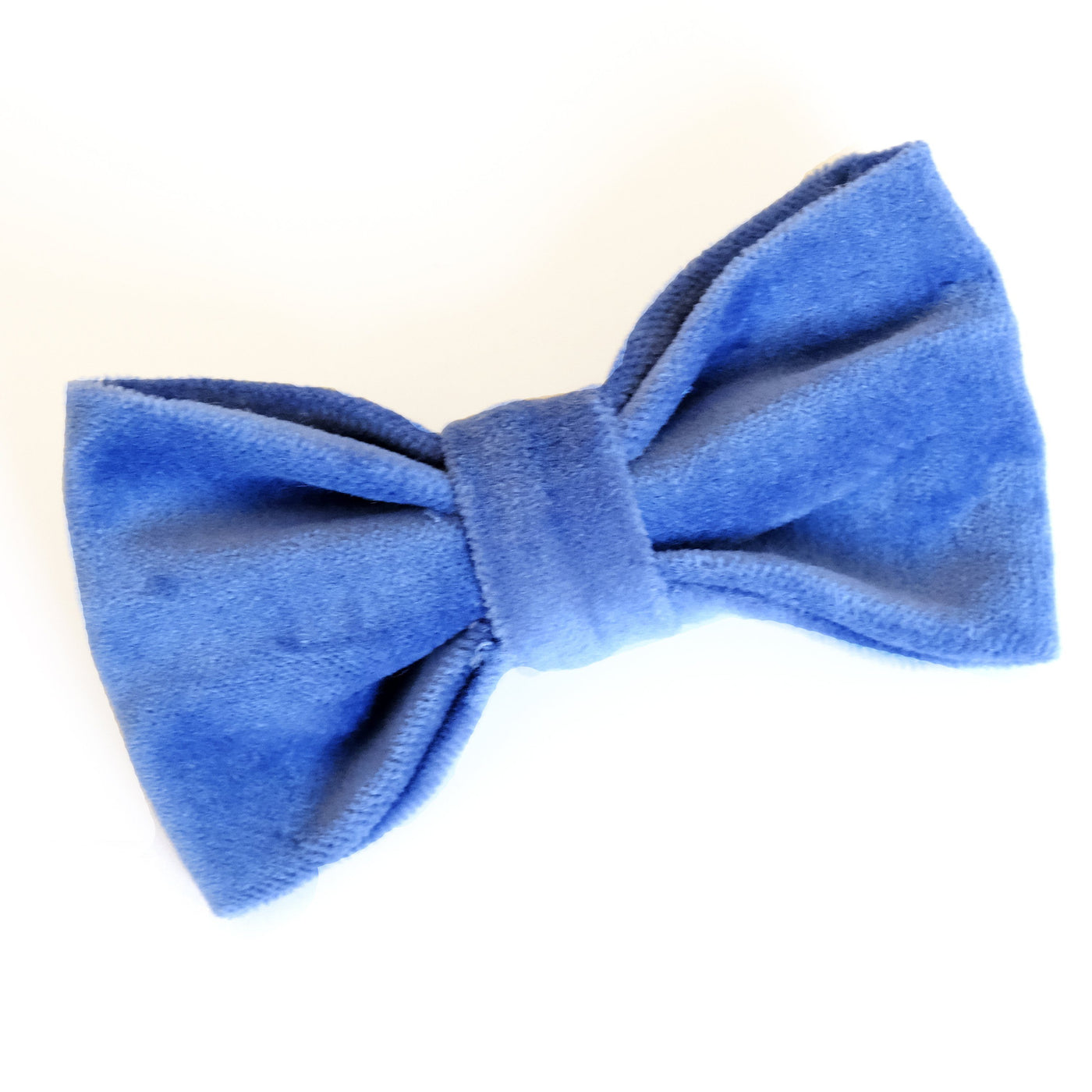 Mimi Green Velveteen Dog Collar Bow Tie Collar Accessory Mimi Green Sky Blue Small 5/8" - 3/4"