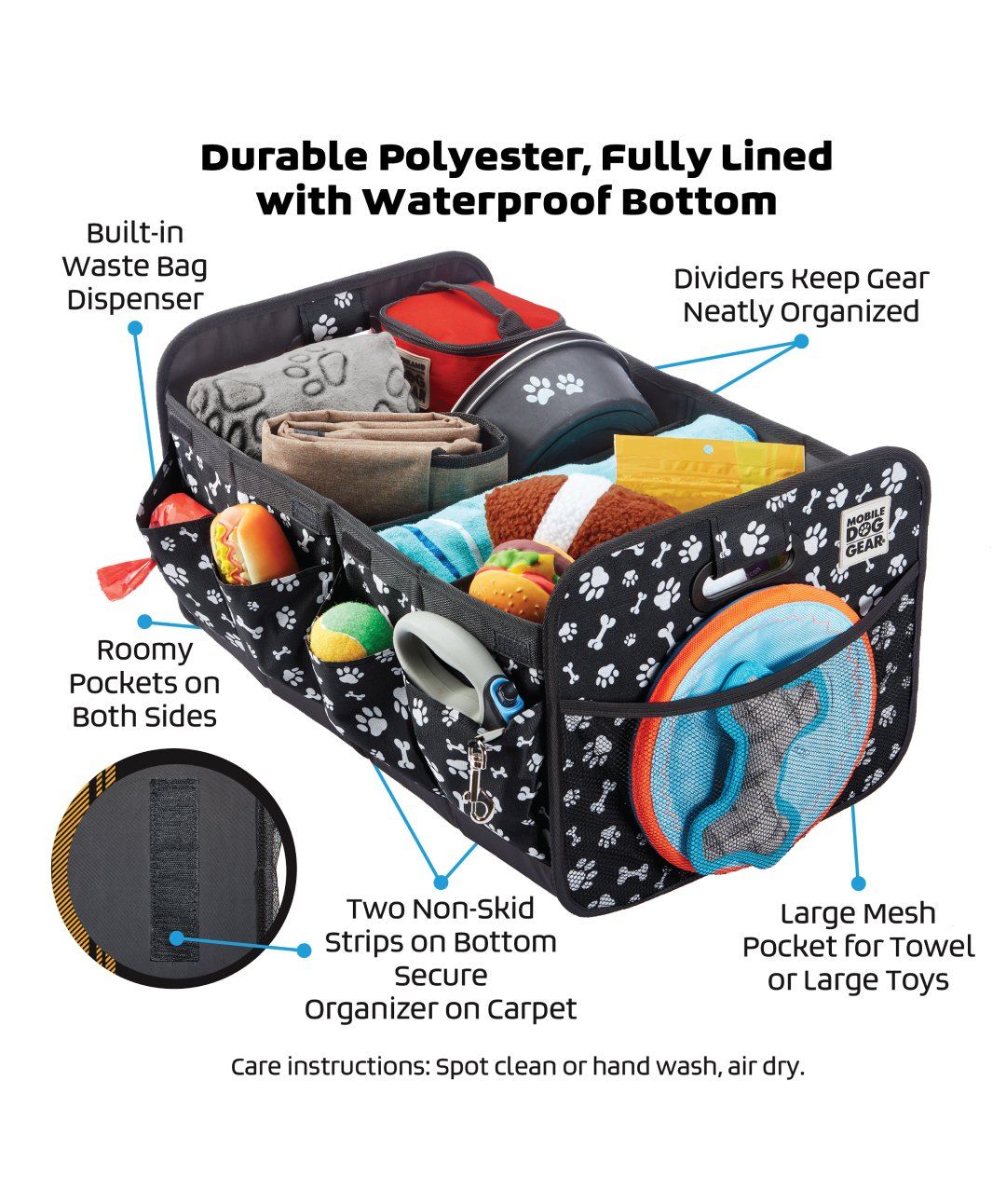 Mobile Dog Gear™ Collapsible Multipurpose Organizer Travel Organizer Overland LLC 