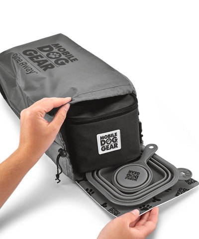 Mobile Dog Gear™ Dine Away® 7-Piece Travel Feeding Set Dog Bowl Overland LLC 