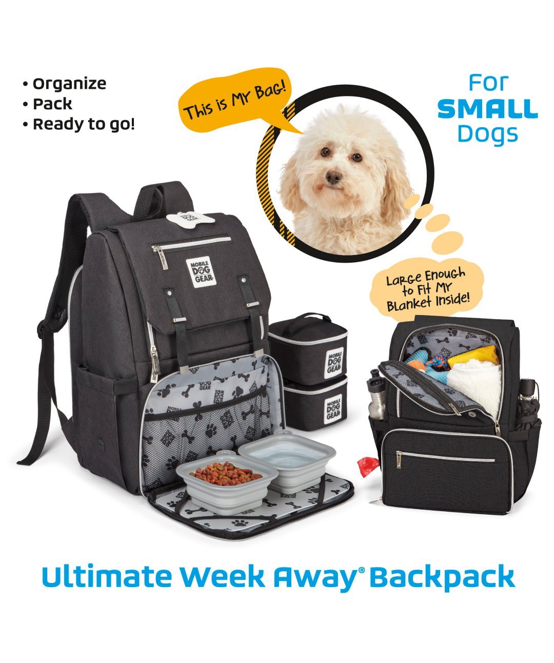 Mobile Dog Gear™ Ultimate Week Away Backpack Backpacks Overland LLC 