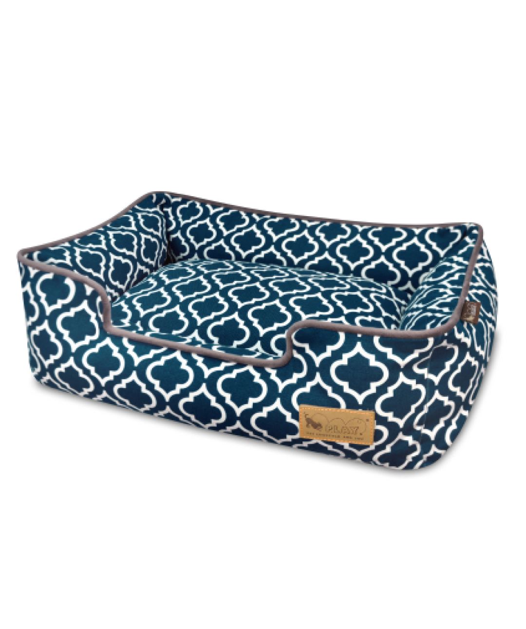 P.L.A.Y. Moroccan Lounge Dog Bed (2 Colors) Dog Bed PLAY S Moroccan Navy 