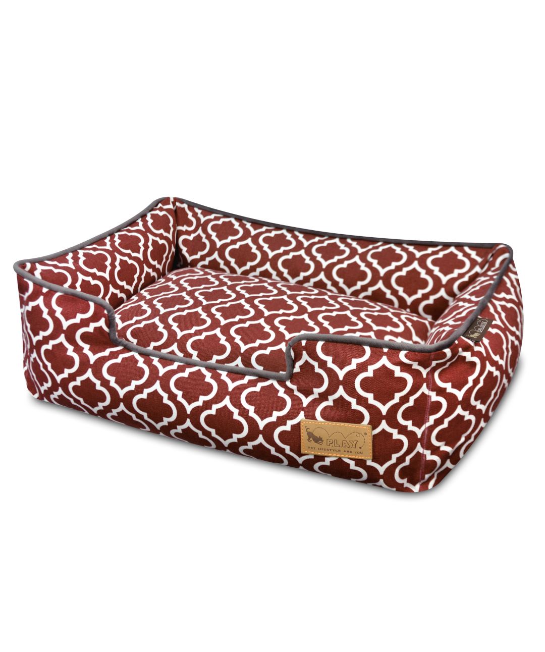 P.L.A.Y. Moroccan Lounge Dog Bed (2 Colors) Dog Bed PLAY S Moroccan Red 