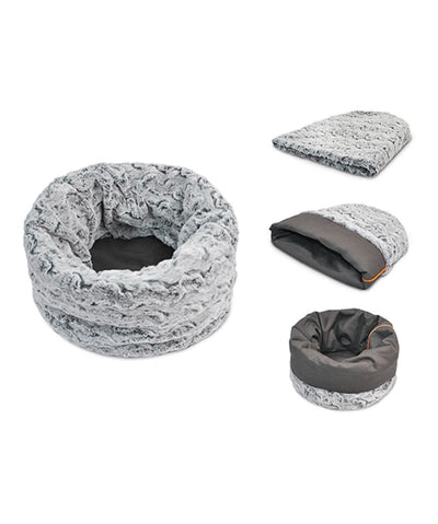 P.L.A.Y. Snuggle Pet Bed (2 colors) Dog Bed PLAY S Husky Gray 
